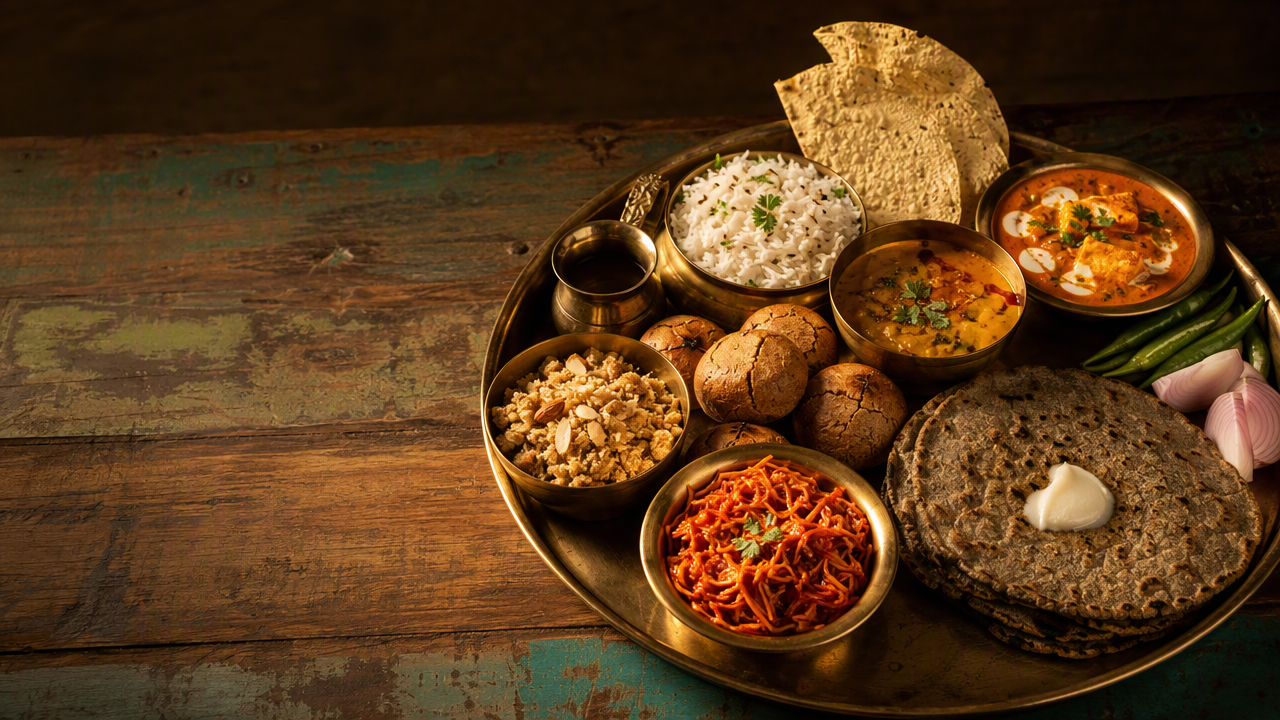 Delicious pure vegetarian Indian food